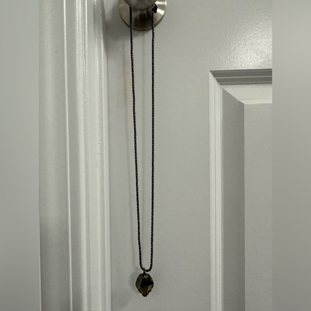 Kendra Scott Black Long Necklace